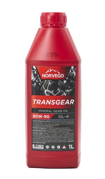 Трансмісійна олива NORVEGO TRANSGEAR 80W90 1л GL4